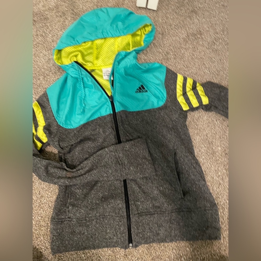 Womens Adjdas zip up hoodie